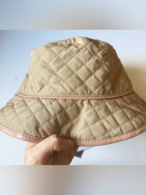 Giani Bernini Women S Quilted Rain Bucket Hat - Camel